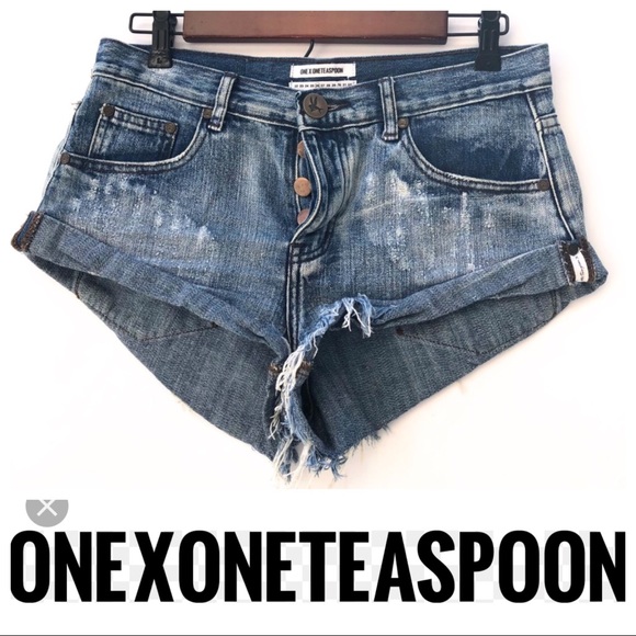 One Teaspoon Pants - NWOT ONE X ONETEASPOON Rollers Denim Shorts